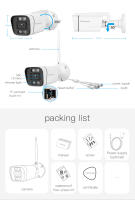 Cámara De Seguridad VStarcam 3MP HD Exterior Con Visión Nocturna Infrarroja Alarma Audio Bidireccional IP67 Impermeable Para Casa - details 8