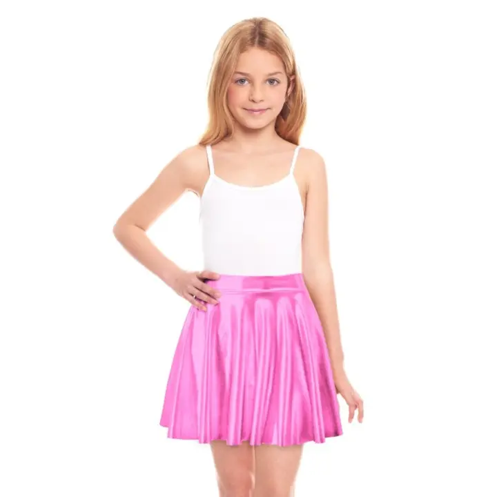 Falda Rosa Metalizada infantil (Partilandia) - 1