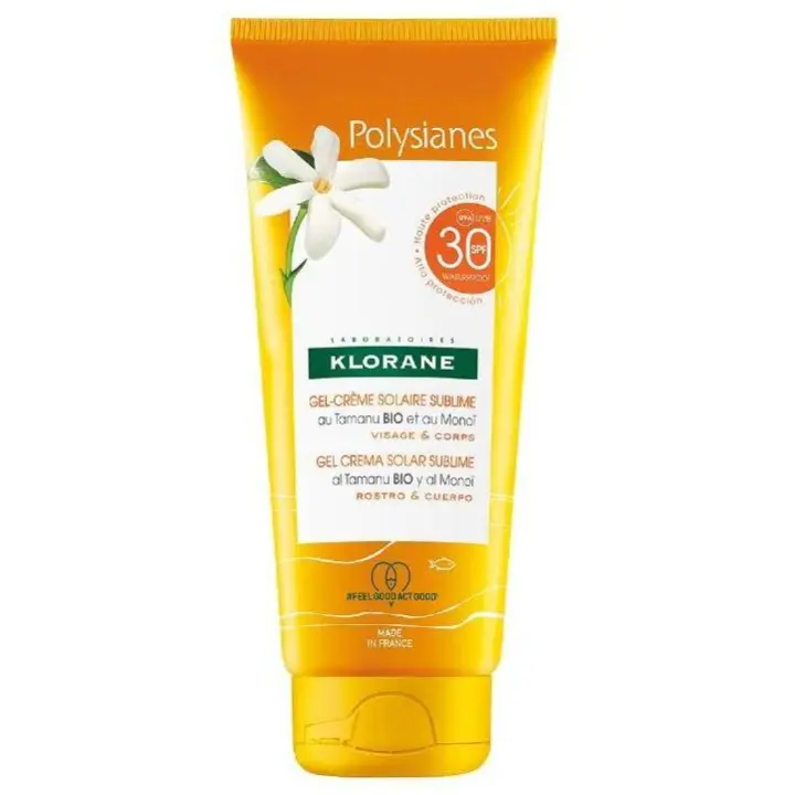 Polysianes Monoï Y Tamanu Bio Gel Solar Cara Y Cuerpo Spf30 200 Ml - 1