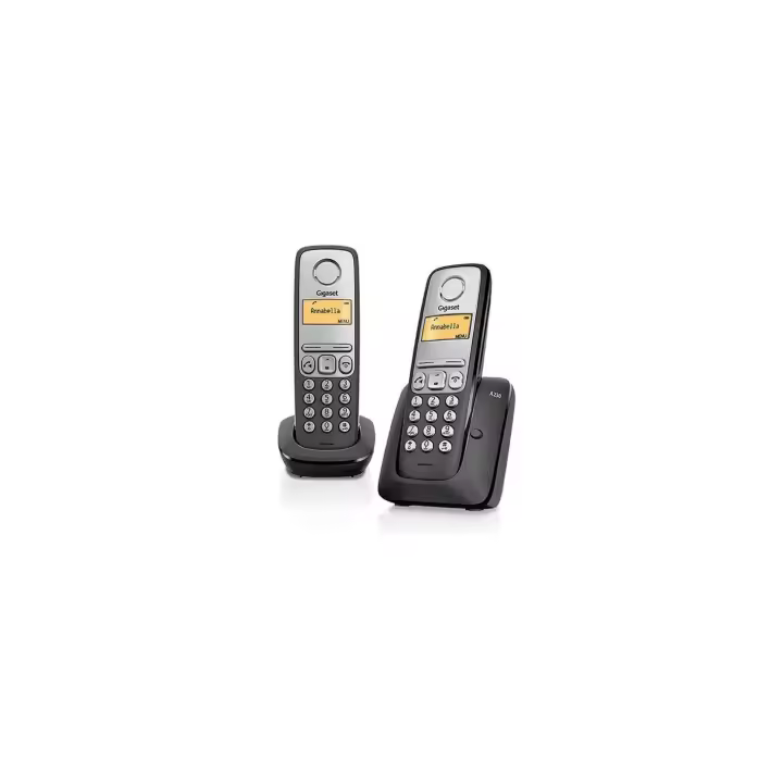 Gigaset A230 Duo Teléfono Inalámbrico - Manos libres negro/ azul - 1