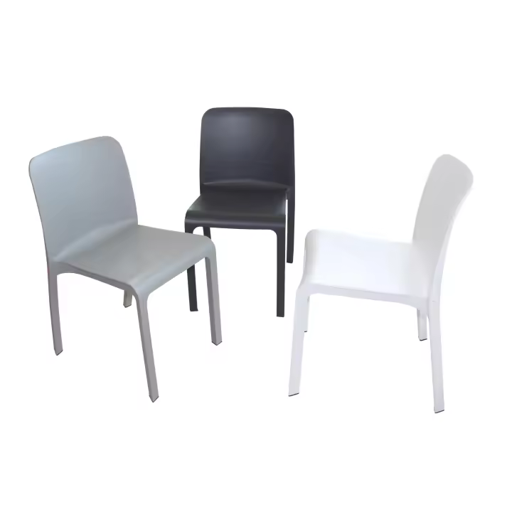 SHAF - Pack de 6 Sillas Grana - Apilables, Ergonómicas y Resistentes - Uso Interior y Exterior - Fabricadas en España con Plástico Reciclado - 1