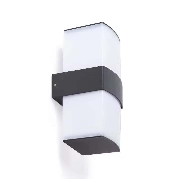 Ledkia Aplique de Pared Exterior LED 12W Aluminio Superficie Berdy Duo Negro - 1