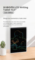 Xiaomi LCD Writing Tablet 13.5" (Color Edition) |Pinceladas llenas de vida | Borra la pantalla con un solo toque | Lápiz magnético | Ligera y portátil | No usa tinta | Gran autonomía - details 0