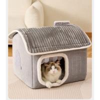 Casa De Mascotas Plegable Para Invierno Apto Para Perros Gatos Niños Y Perras Cueva Portátil Lavable Refugio Para Perros Accesorios Para Mascotas - details 4