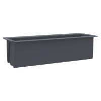 vidaXL Jardineras para europalés (12 uidades) PP gris 36x13,5x9,5 cm - details 3
