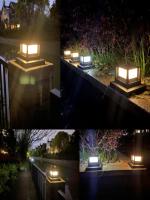 Lámpara De Valla LED Impermeable Con Panel Solar Para Jardín Y Calle Iluminación De Paisaje Solar Autónoma Post Cap Pilares Nuevo - details 6