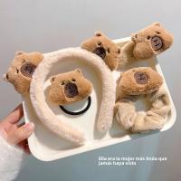 Diadema De Peluche Con Diseño De Ballena Ballena De Peluche Suave Y Divertida Para Niñas Diadema Para Lavar La Cara Estilo High Skull - details 4