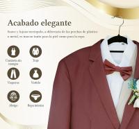 XY HOME - Pack de 9/15/24 Perchas de Terciopelo Negro, 41 cm de Largo, Ultrafinas y Resistentes, con Ganchos Giratorios 360°, para Camisas, Abrigos y Ropa Pesada - details 6