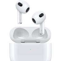 Apple AirPods 3 Auriculares intrauditivos inalámbricos Bluetooth con estuche de carga con cable, impermeabilidad profesional IPX4, reducción activa de ruido y excelente calidad de sonido, batería de larga duración - details 1