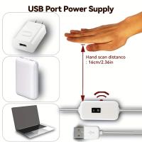 Tiras LED Inteligentes Con Sensor De Movimiento Y Control Por Movimiento De Mano 1M/2M/3M/5M USB 5V Para Decoración De Habitaciones En El Hogar - details 6