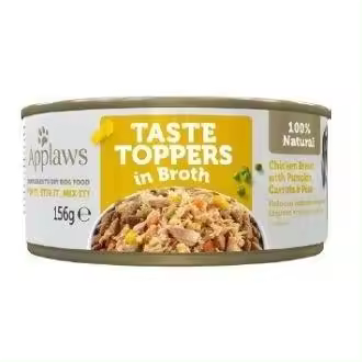 Applaws Lata Topper Perros Pollo con Verduras en Caldo  Comida húmeda en lata para perros - 1