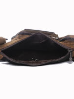 Mochila Hombro Para Hombre Bolsa De Pecho Cruzada Militar Táctica De Lona Bolsa Mensajero Estilo De Viaje Senderismo - details 7