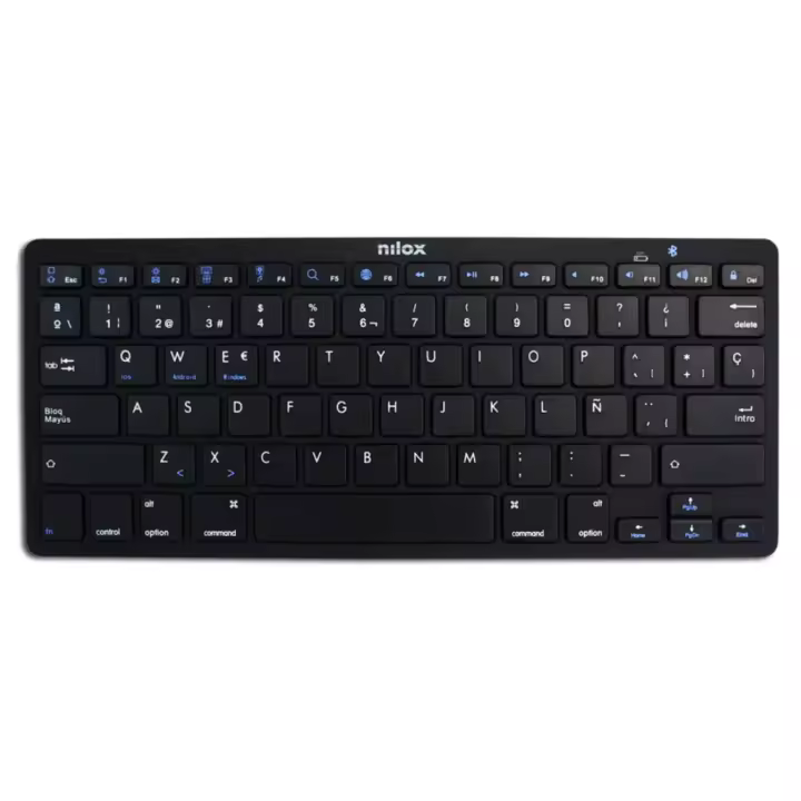 Teclado nilox nxkb01b bluetooh negro - 1