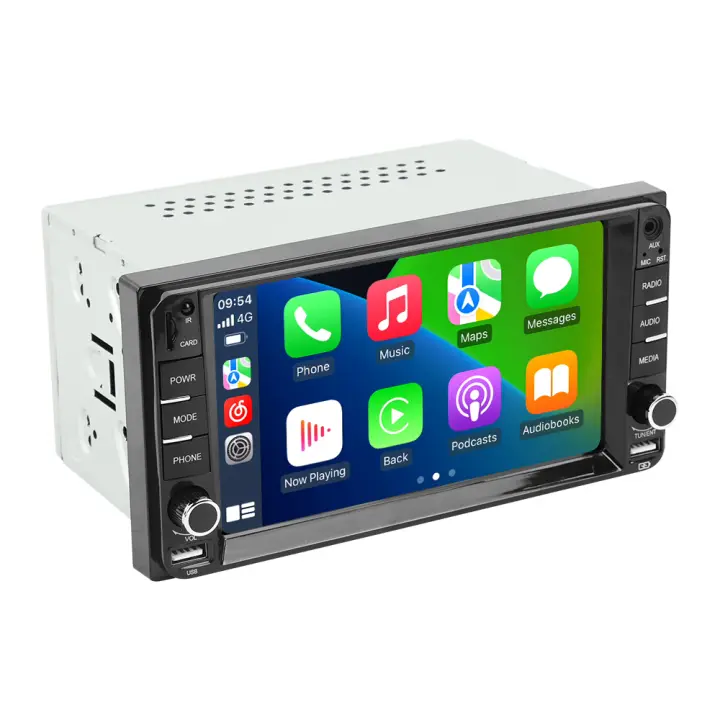 Radio De Coche Universal 7 Pulgadas Con Pantalla Táctil Carplay Y Auto Multimedia Reproductor De Vídeo Para Toyota VIOS CROWN CAMRY HIACE PREVIA COROLLA - 1