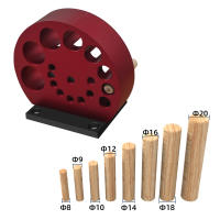 Kit De Herramienta Para Perforar Astillas 8 Agujeros Con Hojas De Carburo Para Carpintería Herramienta Auxiliar De Banda Eléctrica Para Perforar Varillas Redondas De Madera - details 4