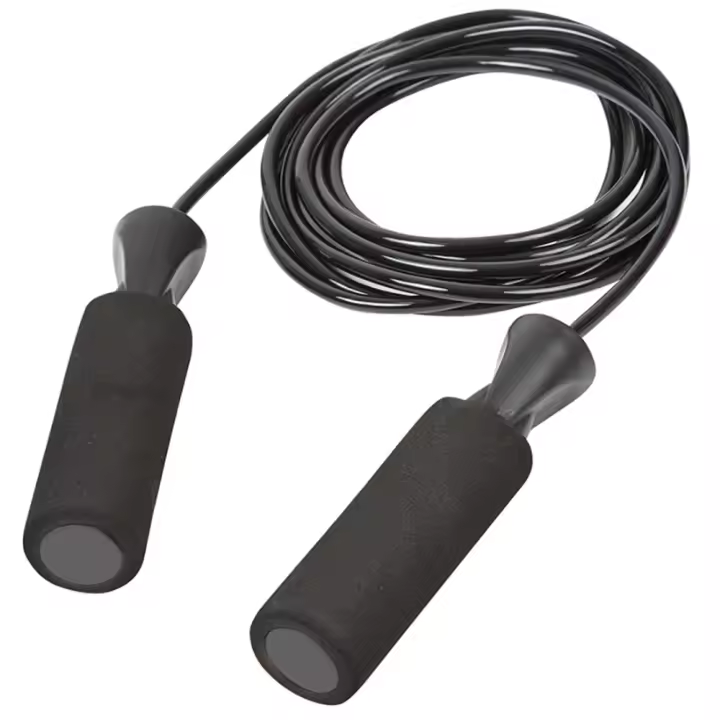 Comba deportiva para fitness, crossfit y ejercicio al aire libre cuerda para saltar y quemar calorías, entrenamiento de cardio con salto, 2 metros con agarres ergonómicos - 1