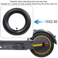 Llanta De Scooter Electrónica Ninebot Max G30 Con Neumático Interno De Goma 10x2.50 60/70-6.5 Bucada Recta Antigoteo Tamaño 10 Pulgadas - details 0