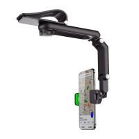 Soporte De Teléfono Para Parabrisas De Coche Multifuncional Con Rotación De 360° Compatible Con iPhone Samsung Android Soporte Universal Para Coche Color Negro - details 2