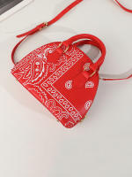 Bolso De Hombro Grande Con Manija De Flor De Cashew Y Diseño De Concha Resistente Al Agua Para Mujer Bolso De Bandolera Casual De PU - details 4