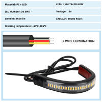 2 Pcs Lámpara De Señal De Giro LED 12V Para Motocicleta Con DRL Anillo De Puente Moto Flasher Accesorios De Auto Luz Ambar Y Blanco - details 4