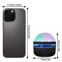 Lámpara De Proyección LED De Las Luces Del Norte Con Control Remoto Y USB Cambio De Color Para Decoración De Dormitorio Efecto De Aurora Boreal - details 5