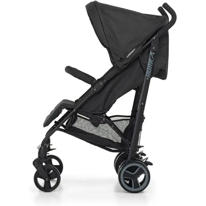 Silla de paseo Hurrà Black Melange Foppapedretti, Cochecito 0-3 Años, hasta 15kg - 1