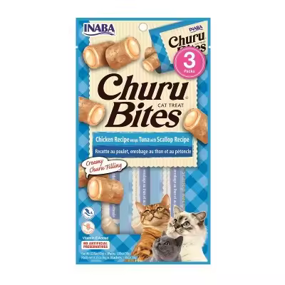 Inaba Churu Bites Receta de Atún y Vieira - 1