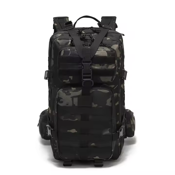 Mochila táctica para exteriores, impermeable, para deporte, ciclismo, montañismo, para helbres y Mujeres, con protección de faja, 3 Unidades - 1