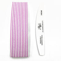 10 Pcs Archos De Uñas Profesionales Con Grados 100 150 180 240 Estilo Luna Herramientas De Arte Para Uñas De Gel Y Acrílico - details 9