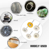Set De 50/58PCS De Cepillo De Abrasivo Para Broca Mini Con Fibra De Nylon Y Rosca De 1/8 Pulgada Para Herramienta Rotativa Dremel Accesorios De Pulido Y Polvo - details 7