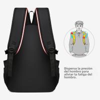Mochila multifuncional de de de gran capacidad para estudiantes, mochila ordenador estilo minimalist - details 13