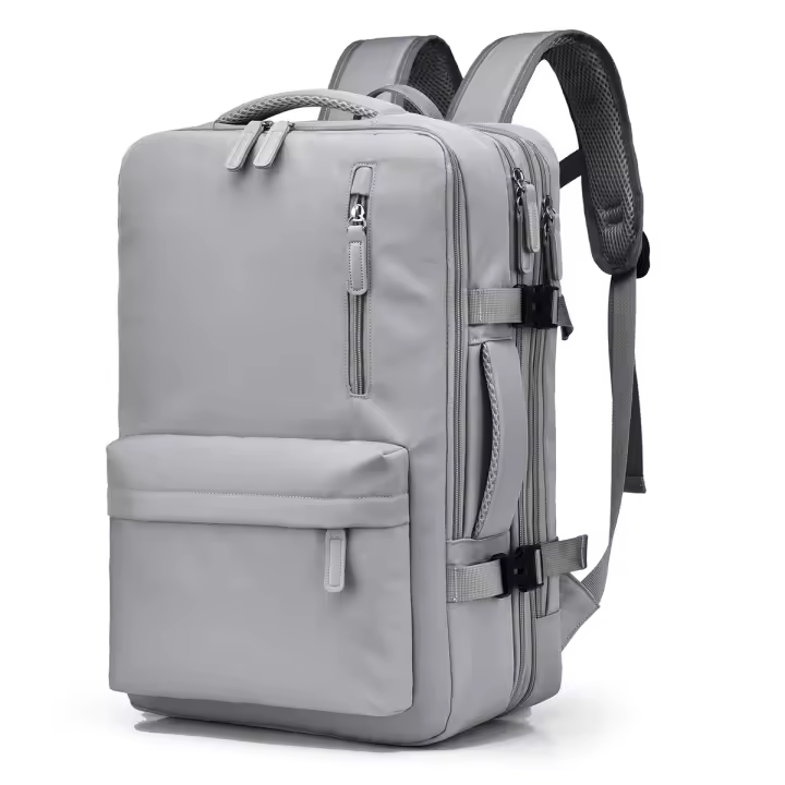 Mochipa de Viaje en Cabina de Avión 44x16x30 Mochila de Equipaje para Mujer 45x16x30 cm Tamaño de Equipaje de Mano Mopila Ampliable Mochipa de Viaje para Hombre Mochipa Impermeable para Portátil with USB - 1