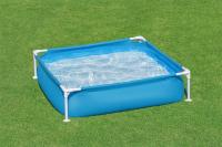BESTWAY 56217 - Piscina Desmontable Tubular Infantil My First Frame Pools 122x122x30,5 cm Azul - details 3