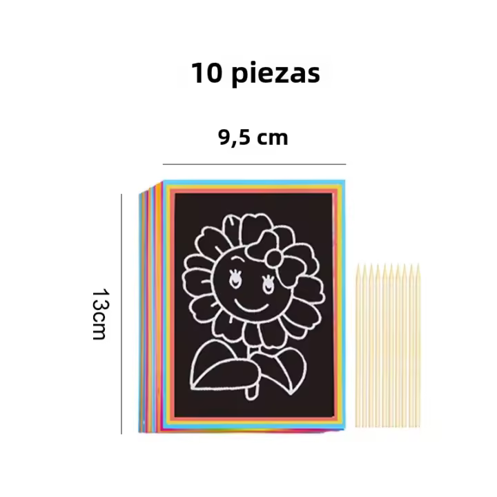Papel De Arte Con Pincel Mágico Para Niños Juguetes De Dibujo Regalo De Cumpleaños Y Navidad Para Niños Y Niñas - 1