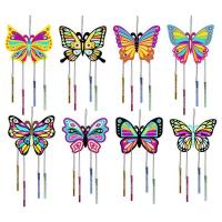8pcs Artesanías De Mariposa No Terminadas En Madera Para Niños Ornamentos Para Pintar Y Colgar En El Hogar DIY Regalos Para Niños - details 5