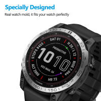 Carcasa De Acero Inoxidable Para Smartwatch Garmin Fenix 7X 7 7S Protector Metálico Anillo Bumper Accesorios Deportivos Para Reloj - details 3