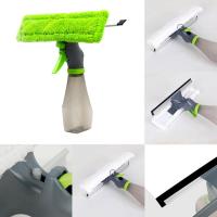 Combo de limpieza de ventanas profesional: escobilla de goma, cepillo de microfibra para ventanas y botella rociadora de agua - details 4