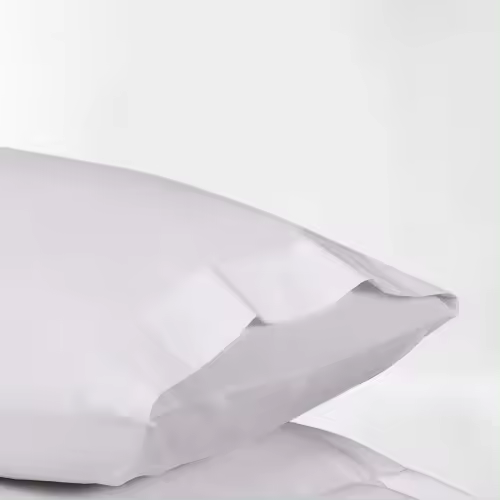 6 Fundas de Almohada HOSPITALITY, 150 Hilos 50% CO 50% POL, color blanco. Fabricación Portugal - 1