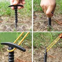 10 Pack Palos De Tenda En Forma De Espiral De Plástico Para Acampar Y Senderismo Anclajes Para Suelo Accesorios De Tenda - details 4