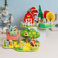DIY Juguete Antiestrés 3D Puzzle Papel Casa Para Niños Y Niñas De Preescolar Y Escuela Primaria Edad Recomendada 3-12 Años - details 10
