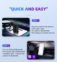 Adaptador Wireless Carplay Para Coche Android Auto 2en1 Compatible Con Volvo Benz Cadillac Jeep Lexus Buick Audi Mazda VW Kia - details 6