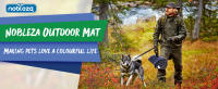 Nobleza - Cama para Perros Impermeable, Manta Grande Lavable para Perros,  Colchoneta para Perros para Viajes, Camping, Exterior, 110x68cm - details 0