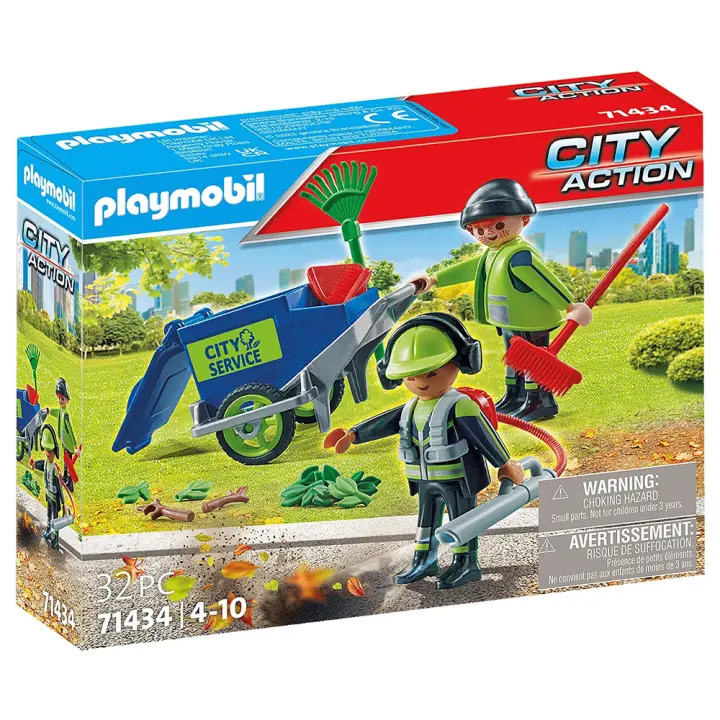 Playmobil - Equipo de Limpieza Urbana,  71434, Tienda con Licencia Oficial - 1