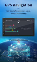 Receptor De Audio Para Coche Android 13 2 Din Estéreo Inteligente Con Wireless Carplay Android Auto GPS Universal 7/9/10 Pulgadas 2G RAM 32G ROM Soporte WiFi Y Control Del Volante - details 15