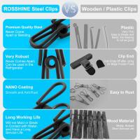 Clips para almacenamiento de 12 piezas Clips para bolsas de Maple y PVC Clips para Sellar bolsas, Clips multición para pinzas, para Ropa, clips de Papel, D - details 2