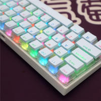 104 Teclas Pudding Tema OEM Perfil ABS PBT Doble Choque Teclas Para Teclado Mecánico De Switch MX RGB Retroiluminado Teclas - details 33