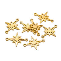 Conector De Estrella De Acero Inoxidable Para Creación De Joyas Accesorios Para Manualidades 20 Piezas Para Pendientes Collares Pulseras DIY - details 1