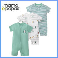 Mono de verano para bebé, de manga corta, con cremallera de doble cabeza, para gatear, para recién nacido, caja de regalo - details 13