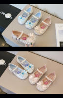 Sandalias Para Niñas De Cuero Glitón Y Diamantes Con Lazo Azul Y Rosa Antideslizantes Tallas 3-12 Años Zapatos Sencillos Para Bebés - details 26