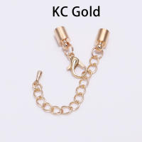 10pcs Trenzados De Cuero Con Punta De Trenzado Y Cierre De Langosta Para Colgantes De Joyería DIY Conectores De Cadena - details 5